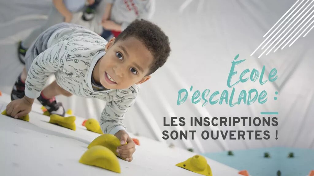 Ecole d'escalade : inscription enfant à Climb Up Lille Villeneuve d'Ascq